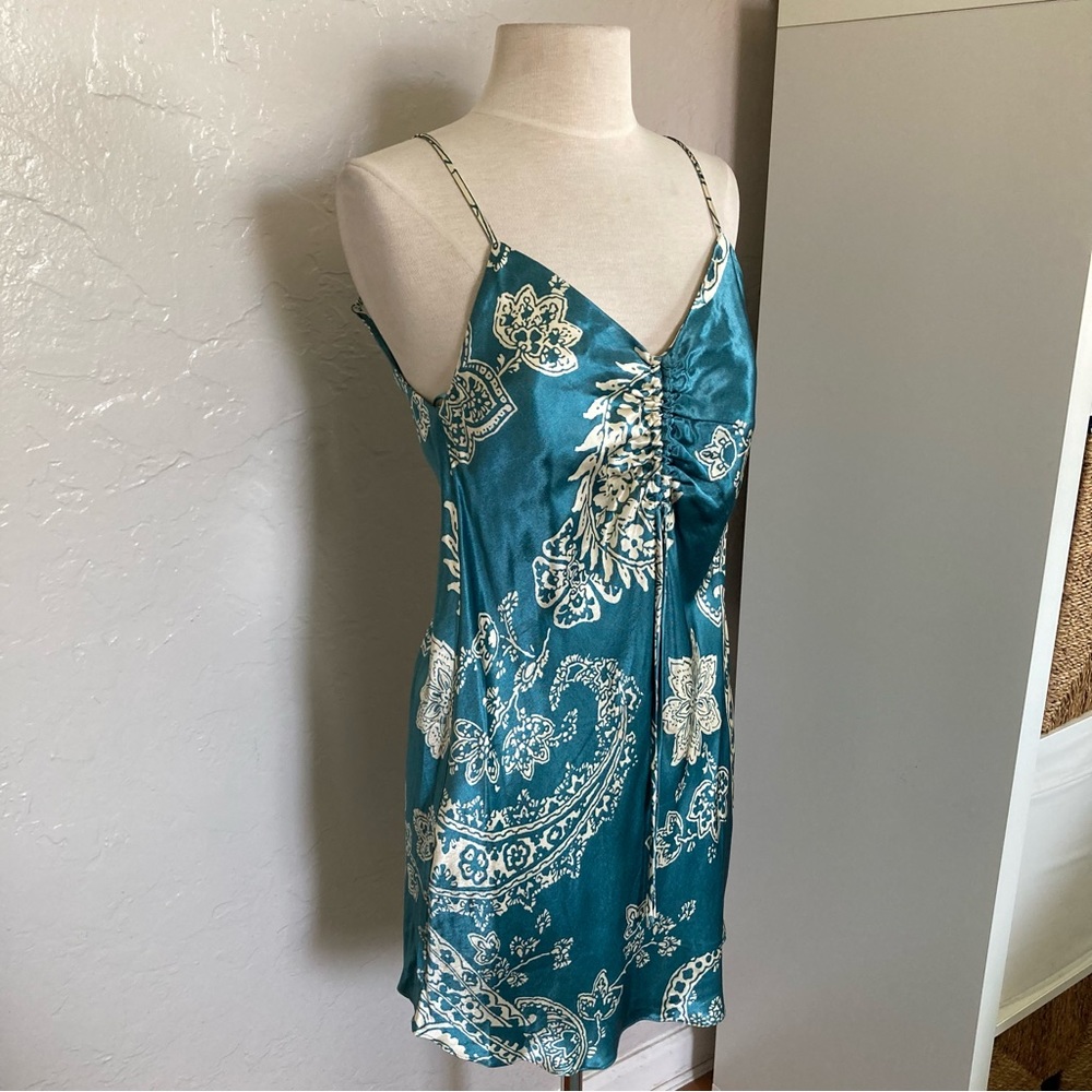 NEW! Zara Effect mini satin printed dress - Picture 7 of 8